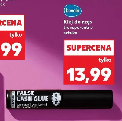 Klej do rzęs bevola transparentny promocja w Kaufland