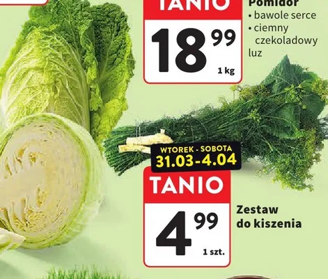 Kapusta pekińska luz promocja w Intermarche
