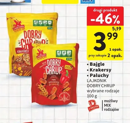 Paluchy Lajkonik Dobry Chrup promocja w Intermarche