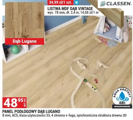 Panel podłogowy Dąb Lugano promocja w Merkury Market