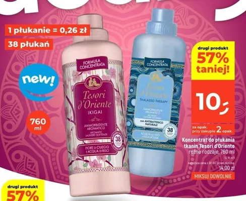 Koncentrat do płukania tkanin Tesori d'Oriente Ikigai promocja w Dealz