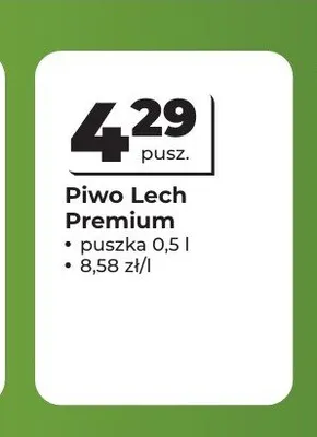 Piwo Lech Premium promocja w Odido