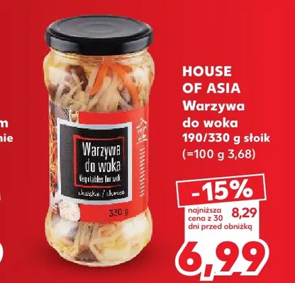Warzywa do woka House of Asia promocja w Kaufland