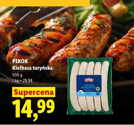 Kiełbasa turyńska promocja w Lidl