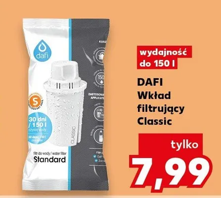 Wkład filtrujący Classic promocja w Kaufland