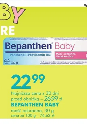 Maść ochronna BEPANTHEN BABY promocja w Super-Pharm