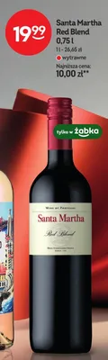 Wino czerwone wytrawne Santa Martha Red Blend promocja w Żabka
