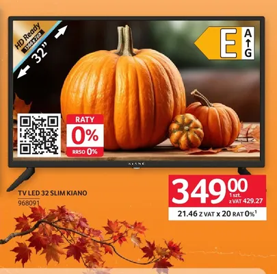Tv LED 32 Slim Kiano promocja w Selgros