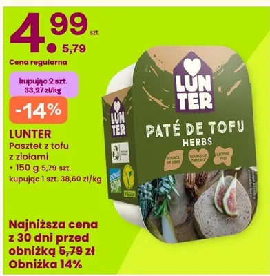 Pasztet z tofu z ziołami promocja w Frisco