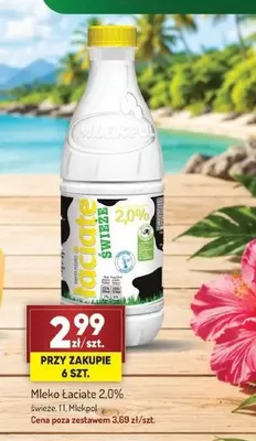 Mleko świeże Łaciate 2,0% promocja w Avita