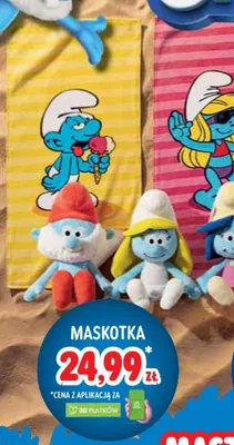 Maskotka Smerfy promocja w Stokrotka