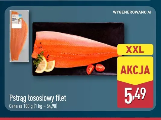 Pstrąg łososiowy filet promocja w Aldi