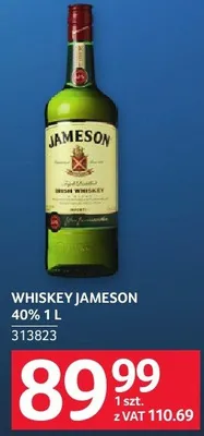 Whisky Jameson 40% 1 L promocja w Selgros