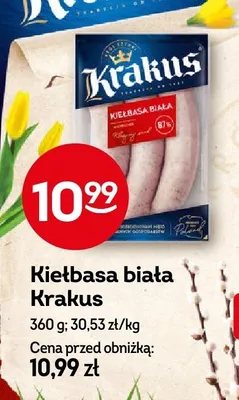 Kiełbasa biała promocja w Żabka