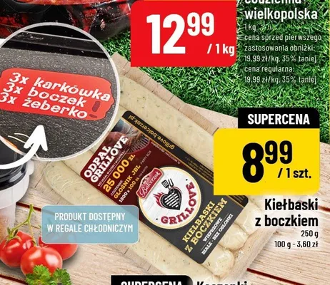 Kiełbaski z boczkiem Balcerzak promocja w POLOmarket