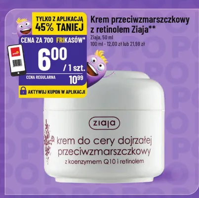 Krem przeciwzmarszczkowy z retinolem  promocja w POLOmarket