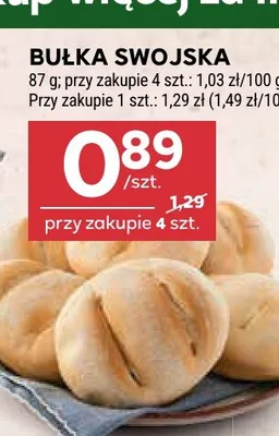 Bułka swojska promocja w Stokrotka