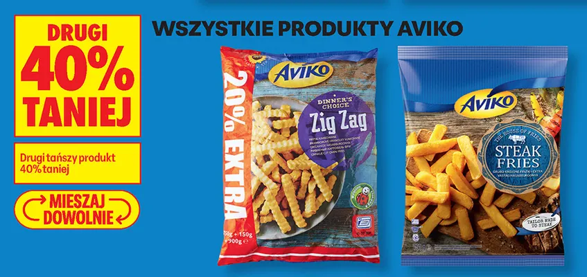 Produkty Aviko promocja w Biedronka