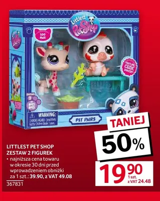 Zestaw 2 figurek Littlest Pet Shop promocja w Selgros