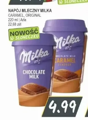 Napój mleczny Milka Original promocja w Słoneczko