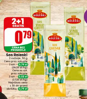 Sos sałatkowy Roleski Vinaigrette promocja w Dino