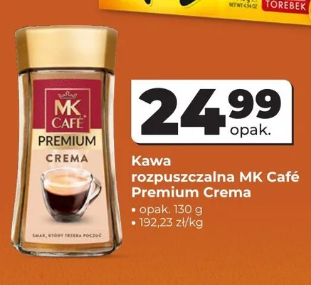 Kawa rozpuszczalna MK Café Premium Crema promocja w Odido