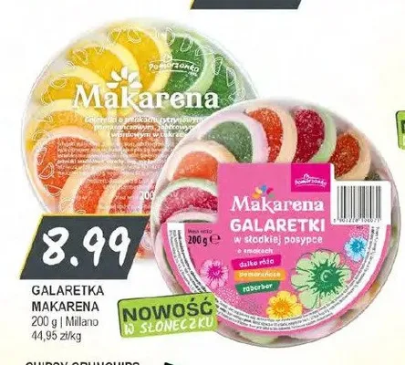 Galaretka Makarena promocja w Słoneczko