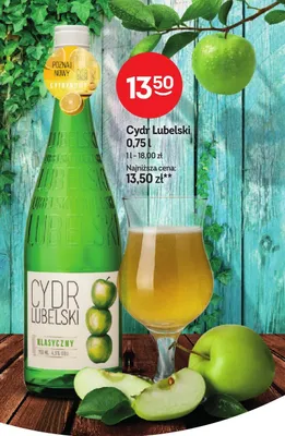 Cydr Lubelski Cytrynowy promocja w Żabka