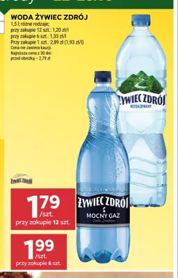 Woda Żywiec Zdrój promocja w Stokrotka