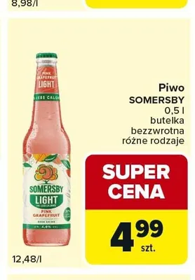 Piwo Somersby promocja w Carrefour Express
