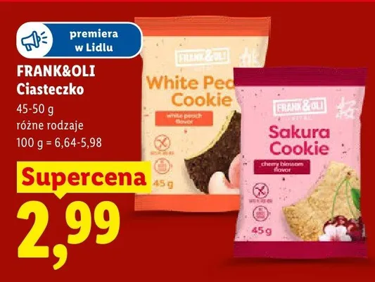 Ciasteczko, różne rodzaje promocja w Lidl