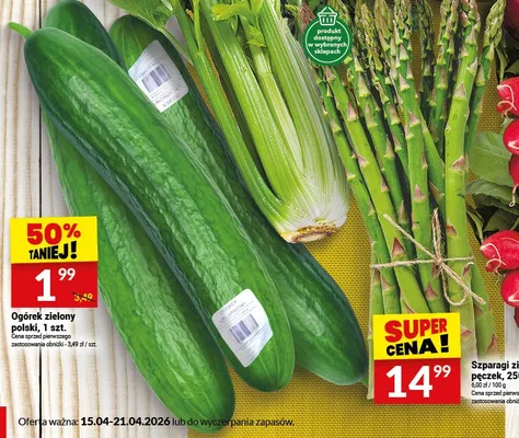 Ogórek zielony polski promocja w Twój Market