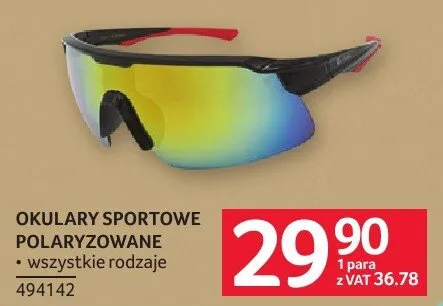 Okulary sportowe polaryzowane promocja w Selgros