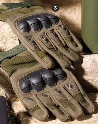 Rękawice taktyczne ze wzmocnieniami na kostkach promocja w Biedronka