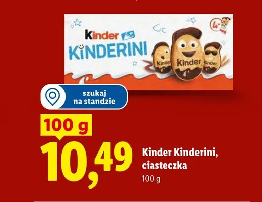 Ciasteczka Kinder Kinderini promocja w Lidl
