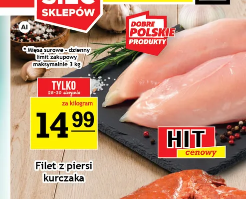 Filet z piersi kurczaka promocja w Gram Market