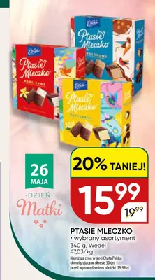 Ptasie Mleczko Wedel cytrynowe promocja w Chata Polska