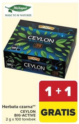 Herbata czarna promocja w Carrefour