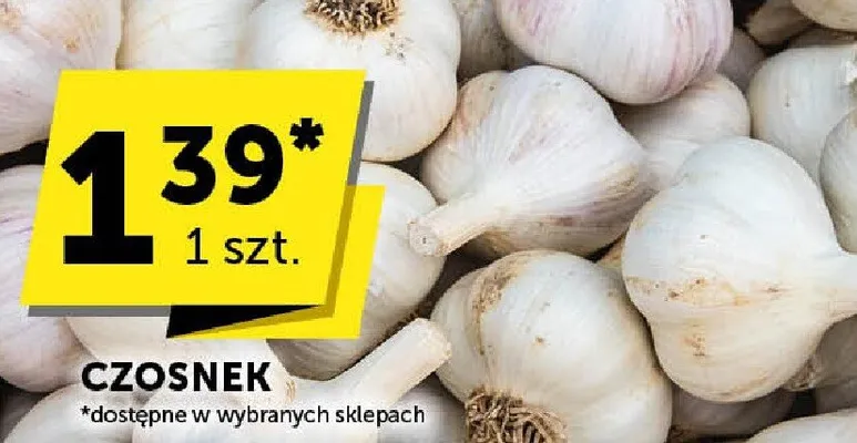 Czosnek promocja w Groszek