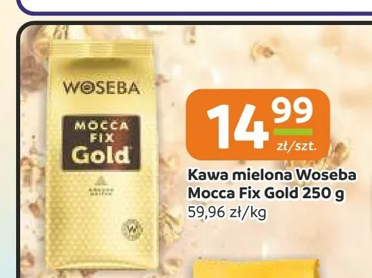Kawa mielona Woseba Mocca Fix Gold promocja w Społem Częstochowa