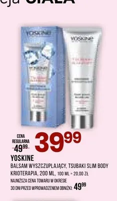 Balsam wyszczuplający Tsubaki Slim Body Krioterapia Yoskine promocja w Drogerie Natura