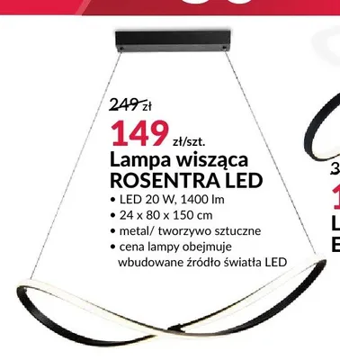 Lampa wisząca Rosentra LED promocja w Salony Agata