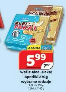 Wafle Alee... Paka! promocja w Delfin