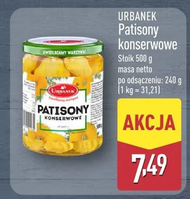 Patisony konserwowe promocja w Aldi
