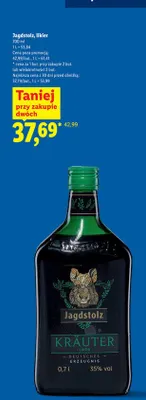 Likier Jagdstolz Kräuter promocja w Lidl