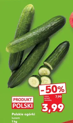 Ogórki polskie promocja w Kaufland