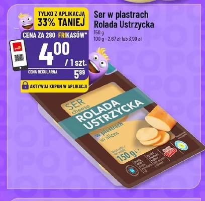 Ser w plastrach Rolada Ustrzycka promocja w POLOmarket