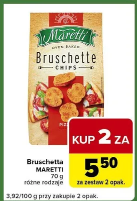 Bruschetta różne rodzaje promocja w Carrefour Express