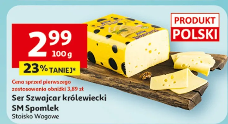 Ser szwajcar królowiecki promocja w Auchan