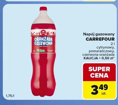 Napój gazowany Carrefour cytrynowy promocja w Carrefour Express
